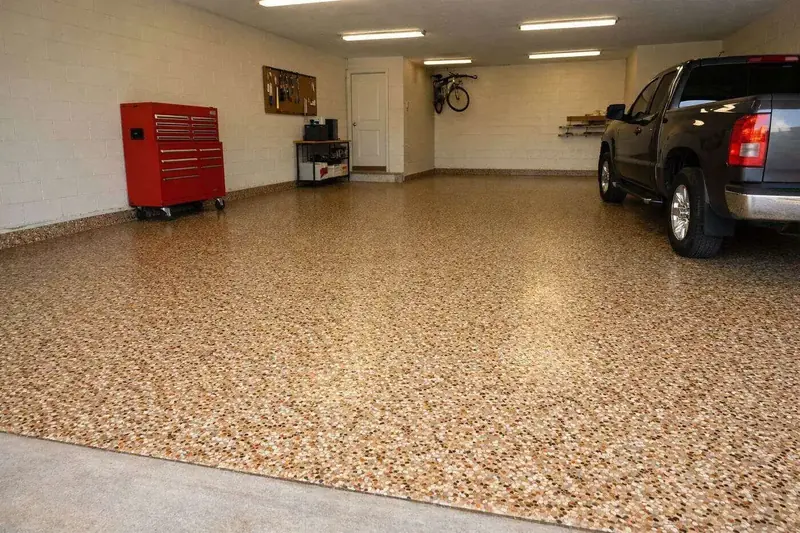 Flake epoxy garage floor Duval County FL