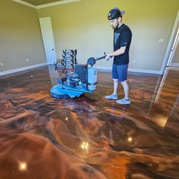 Metallic flooring system Duval County