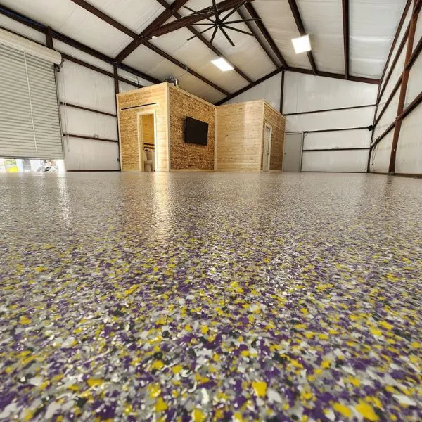 Home interior epoxy floor Duval County