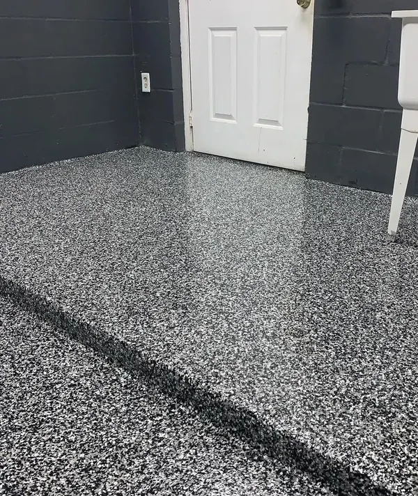 Commercial utility room flake epoxy floor Duval County
